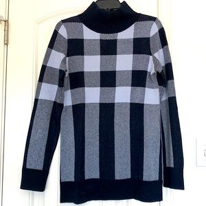 Ann Taylor Gingham Sweater